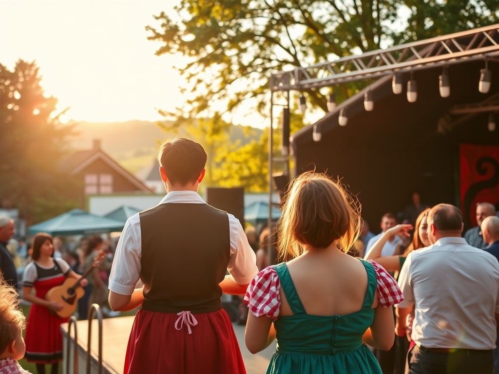 Plakat zapowiadający premierę opery "Szkoła kochanków" w Górowie Iławeckim i nowe pokazy filmowe.