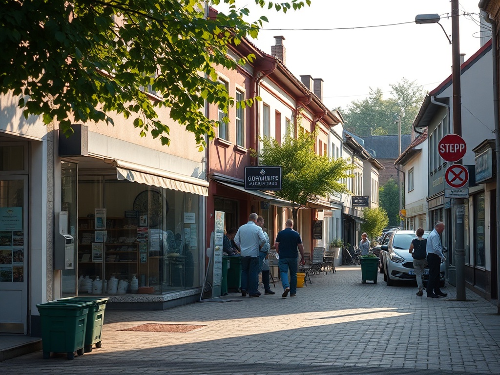 Samochód w warsztacie samochodowym w Górowie Iławeckim, mechanik dokonuje naprawy